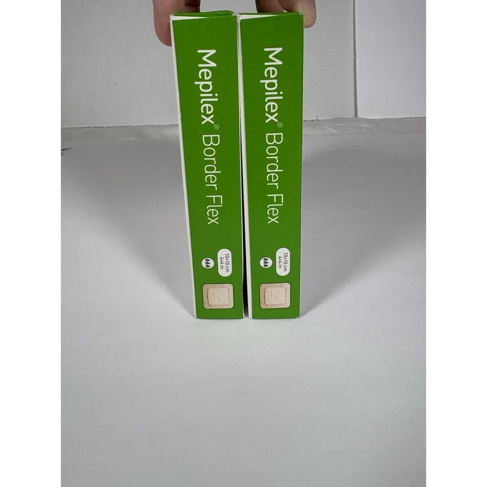 Mepilex Border Flex 4x4 Foam Bandage Dressing 10x10cm Lot 2 Boxes Sealed